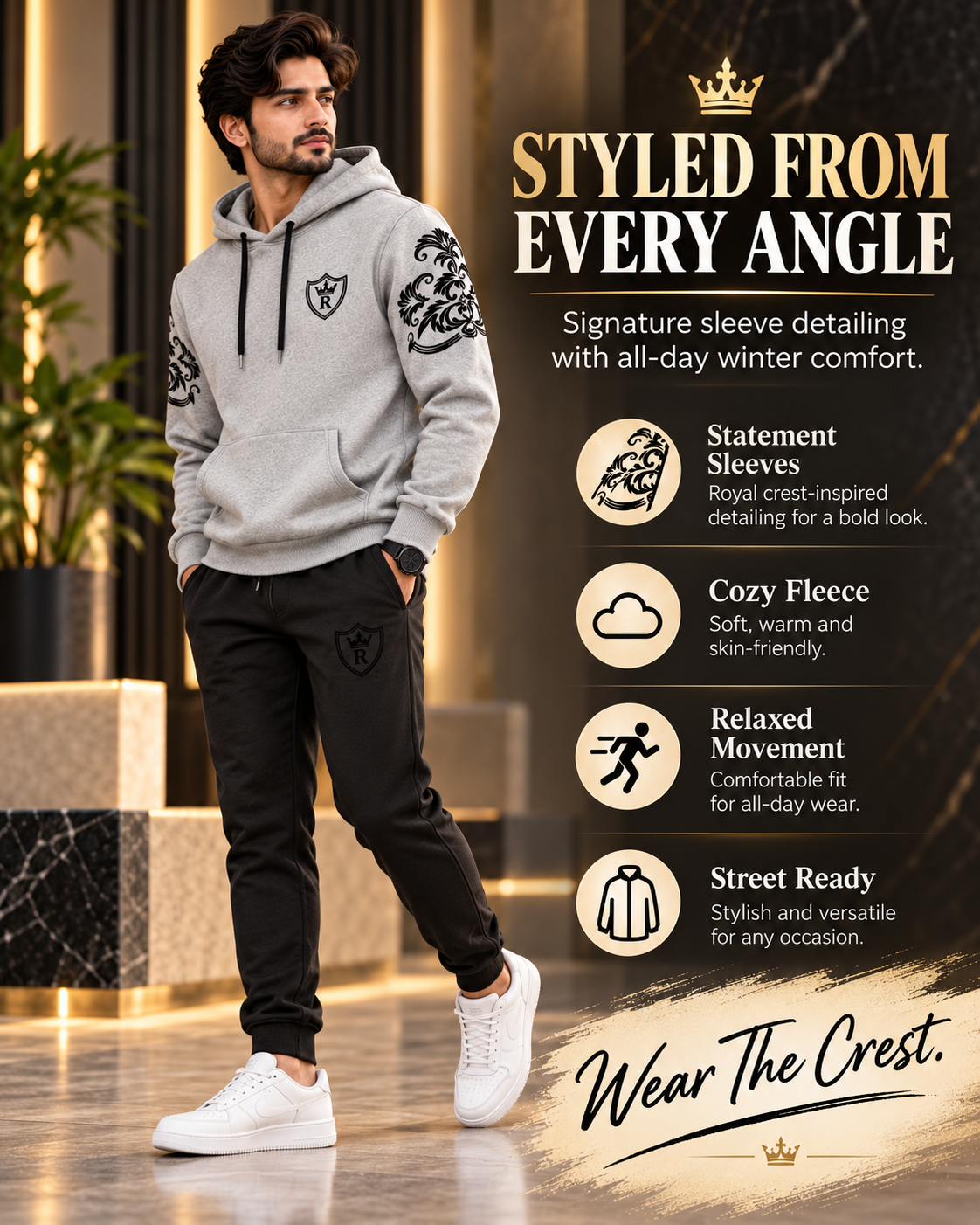 WinterLux Premium Fleece Set (4)tracksuit