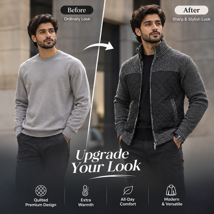 UrbanShield™ Premium Quilted Knit Winter Jacket                             24