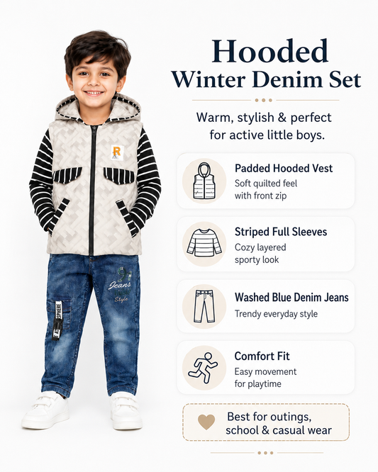🧥 Urban Explorer Hooded Denim Set