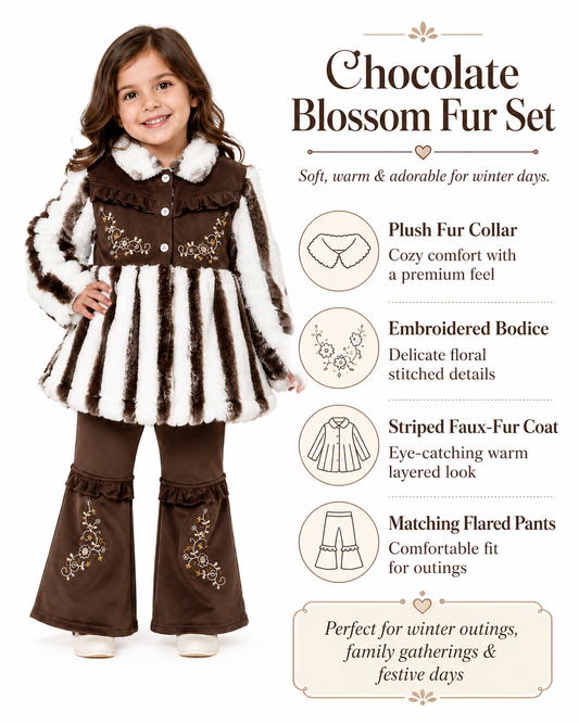 🤎 Chocolate Blossom Fur Set
