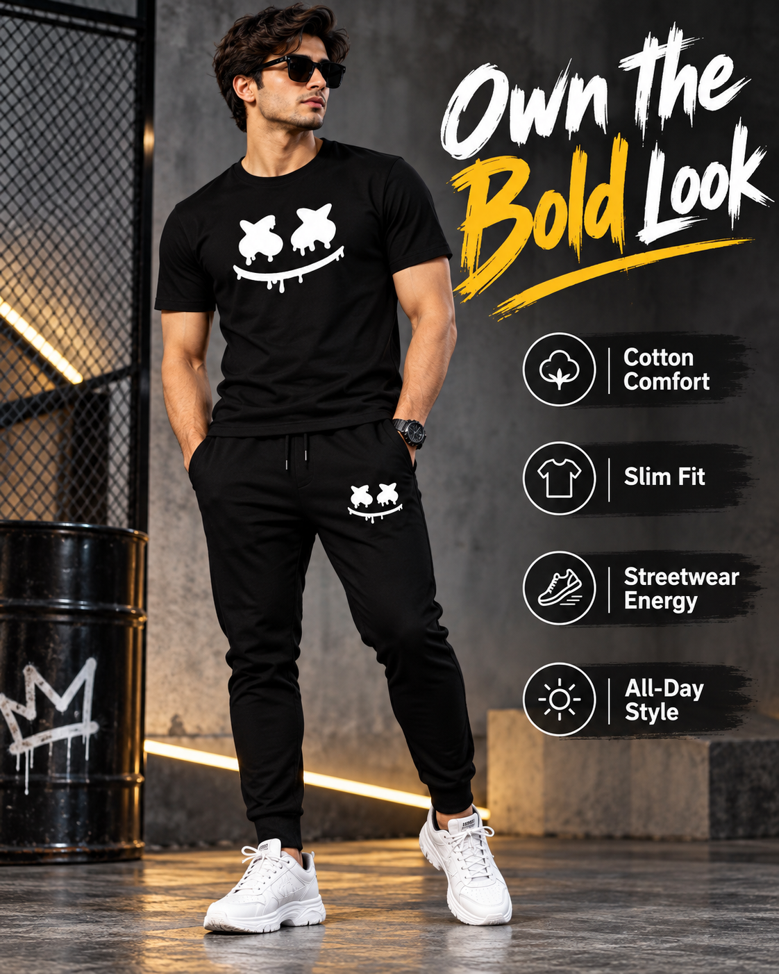 Urban Rebel Graphic Tracksuit      (17)tracksuit