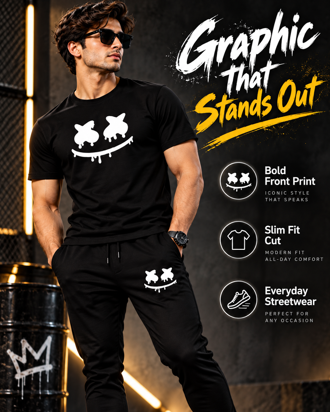 Urban Rebel Graphic Tracksuit      (17)tracksuit