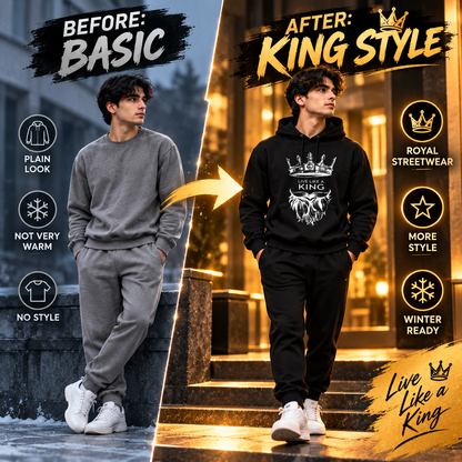 KingFlex® Men's Premium Fleece               (27)Tracksuit