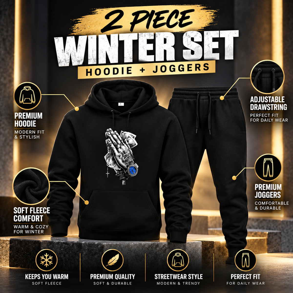 HustleDrip™ Premium Winter            (31)Tracksuit