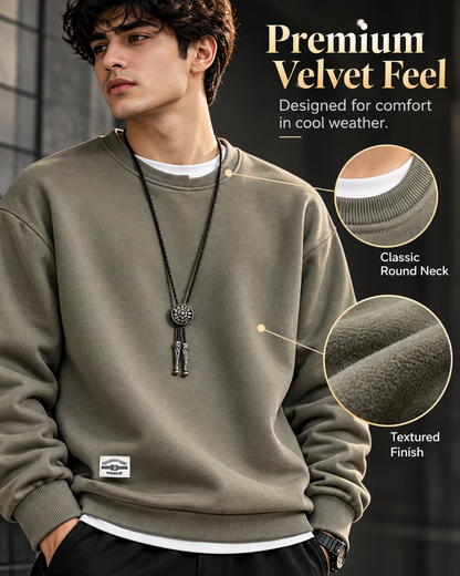 UrbanCore™ Premium Fleece-Lined Winter            12  Sweater