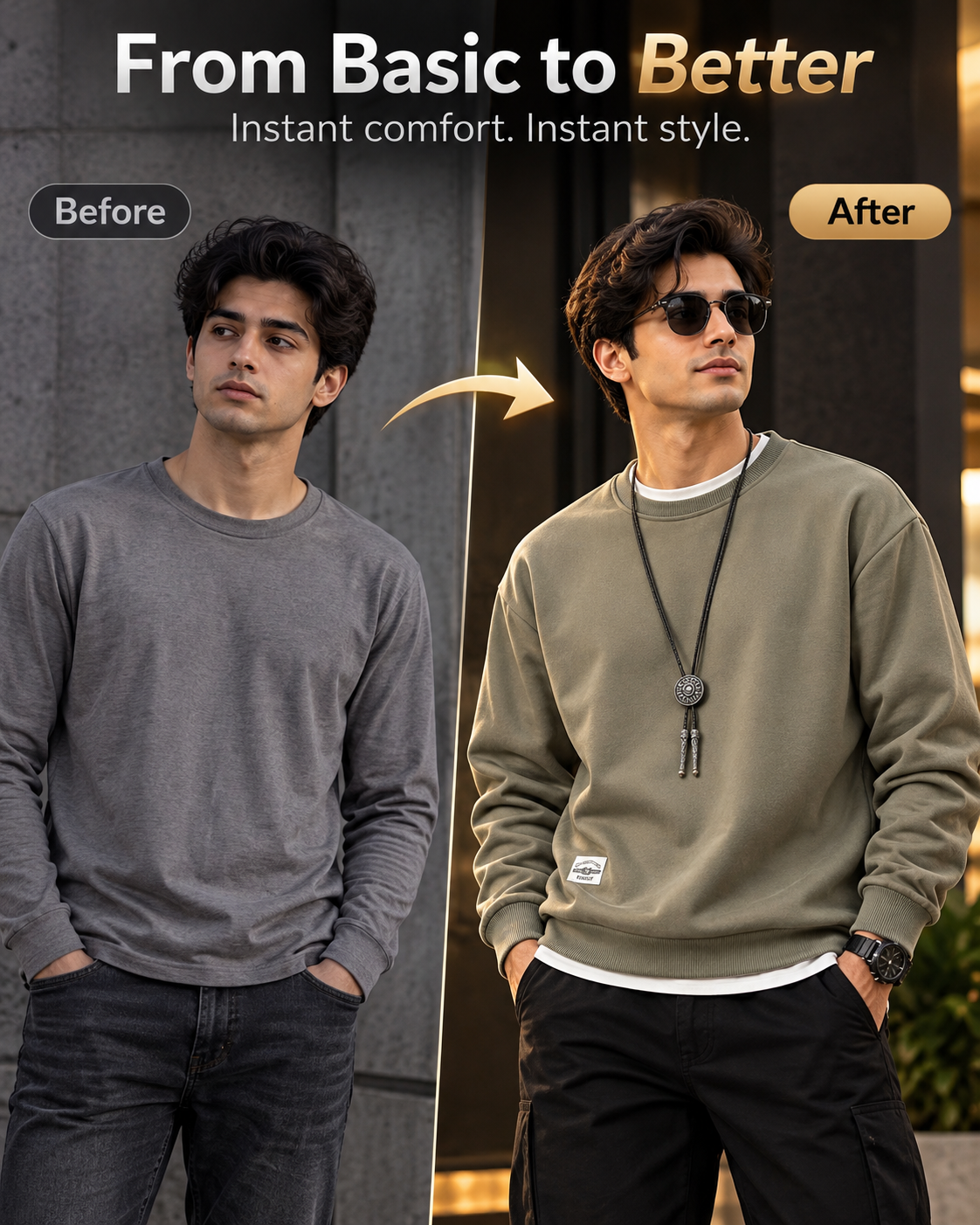 UrbanCore™ Premium Fleece-Lined Winter            12  Sweater