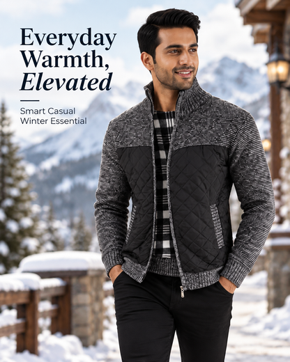 UrbanEdge™ Premium Quilted Knit Winter              13 Sweater