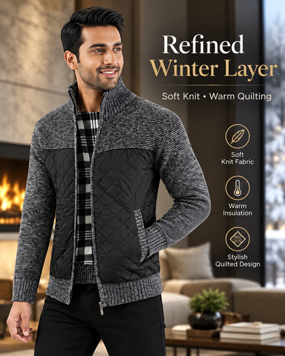 UrbanEdge™ Premium Quilted Knit Winter              13 Sweater