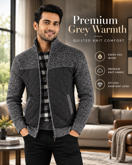 UrbanEdge™ Premium Quilted Knit Winter              13 Sweater