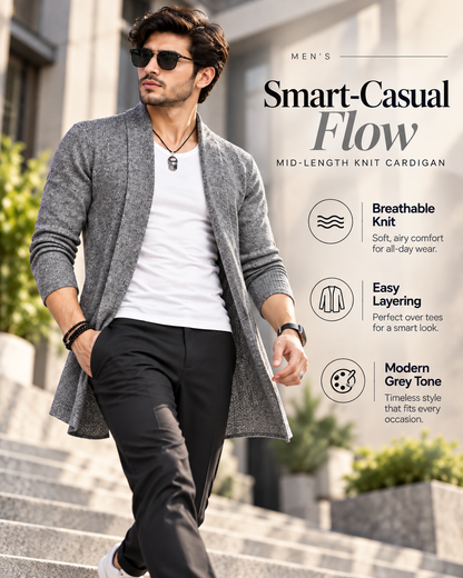 UrbanDrape™ Premium Longline Knit Cardigan                                21 sweater