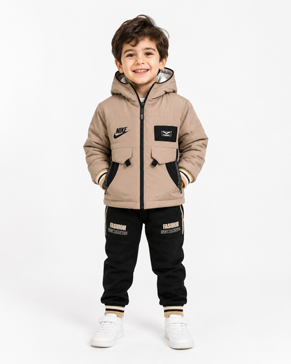 Brown Nike Track Suit