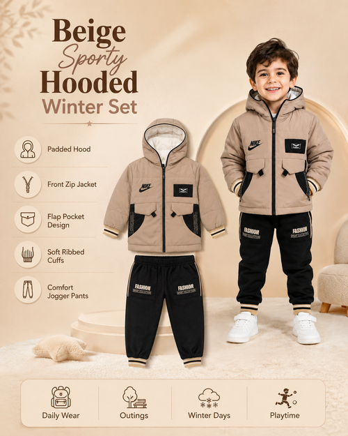 Brown Nike Track Suit