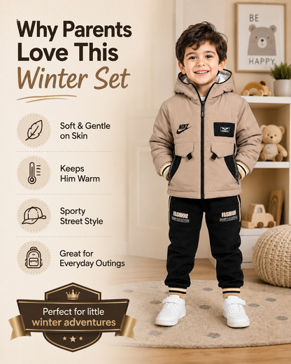 Brown Nike Track Suit