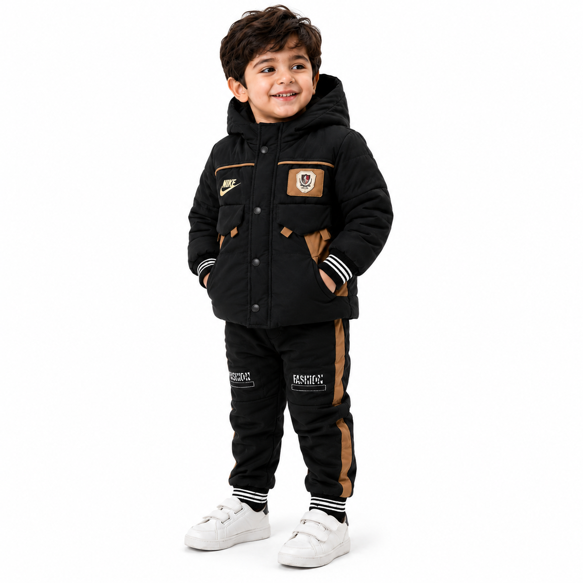 🧥 Premium Hooded Winter Puffer Set ❄️