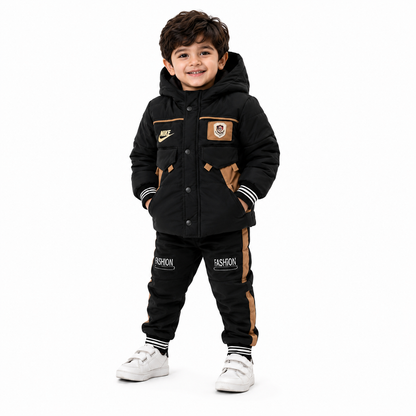 🧥 Premium Hooded Winter Puffer Set ❄️