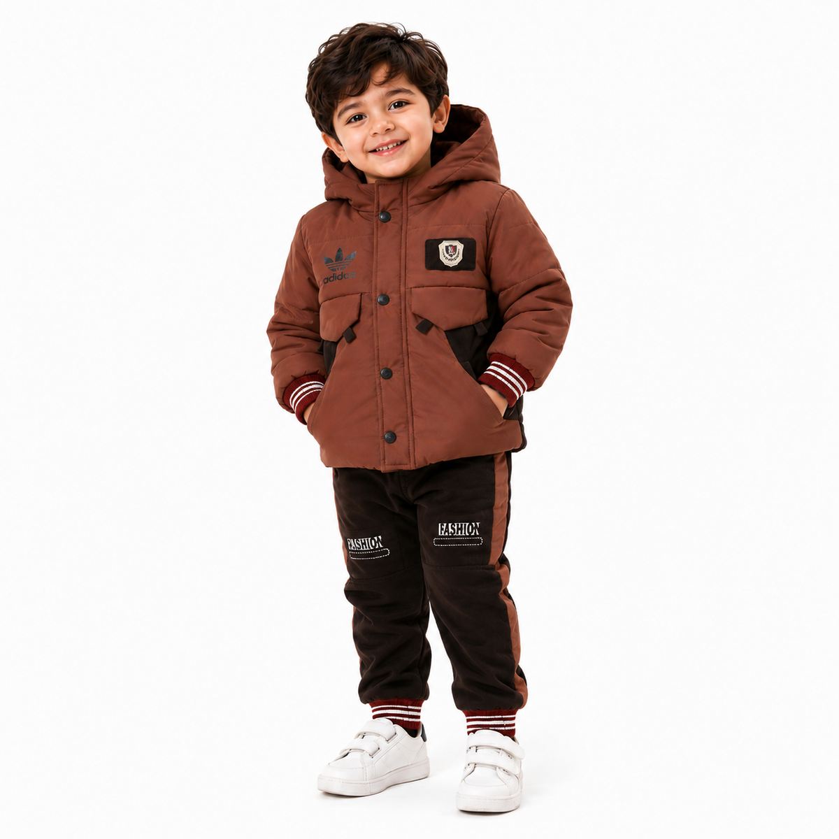🧥 Premium Hooded Winter Puffer Set ❄️