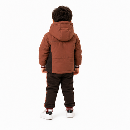 🧥 Premium Hooded Winter Puffer Set ❄️