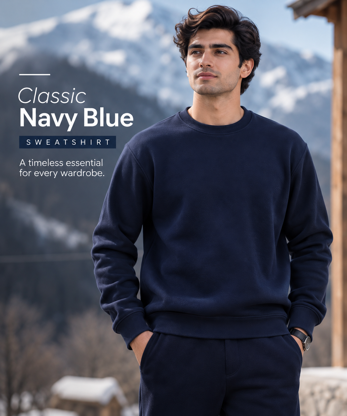 UrbanEase™ Premium Cotton Fleece Winter          19 Sweater