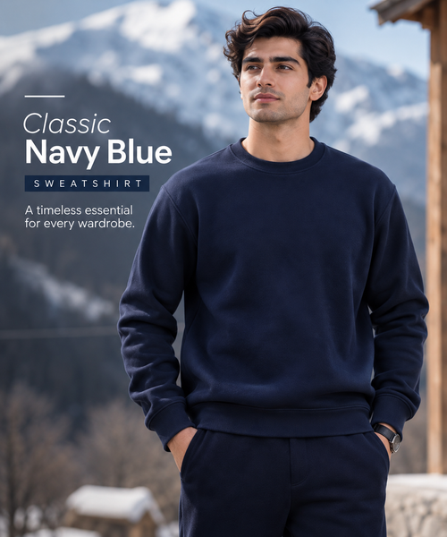 UrbanEase™ Premium Cotton Fleece Winter          19 Sweater