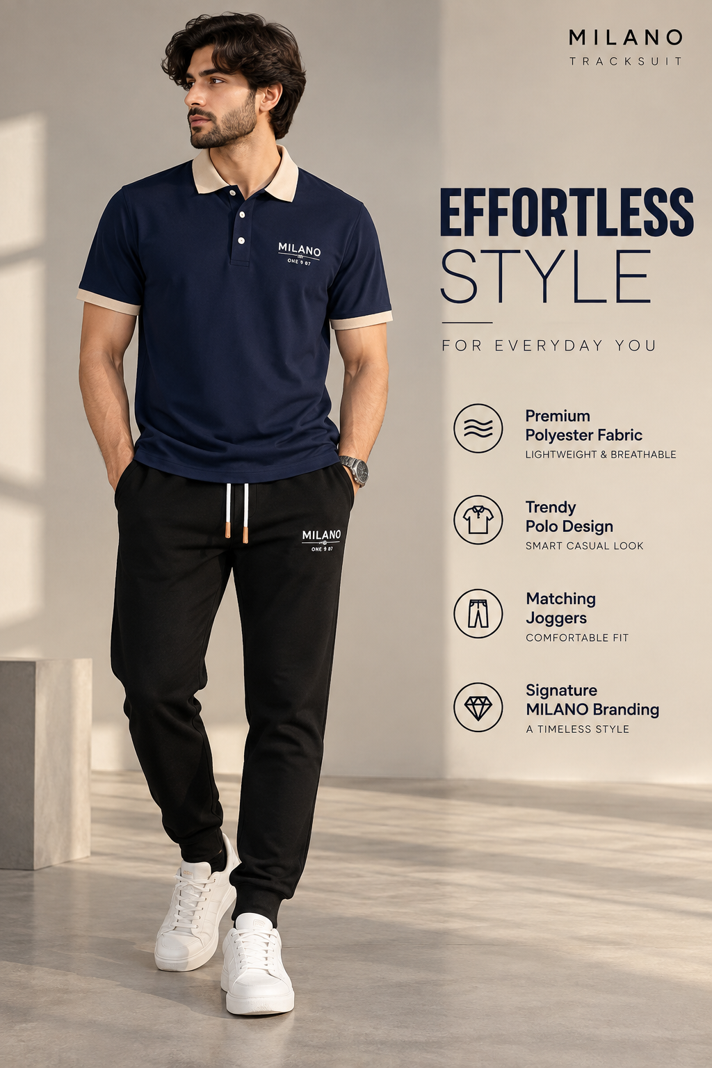 Milano Navy Prestige       (19)tracksuit