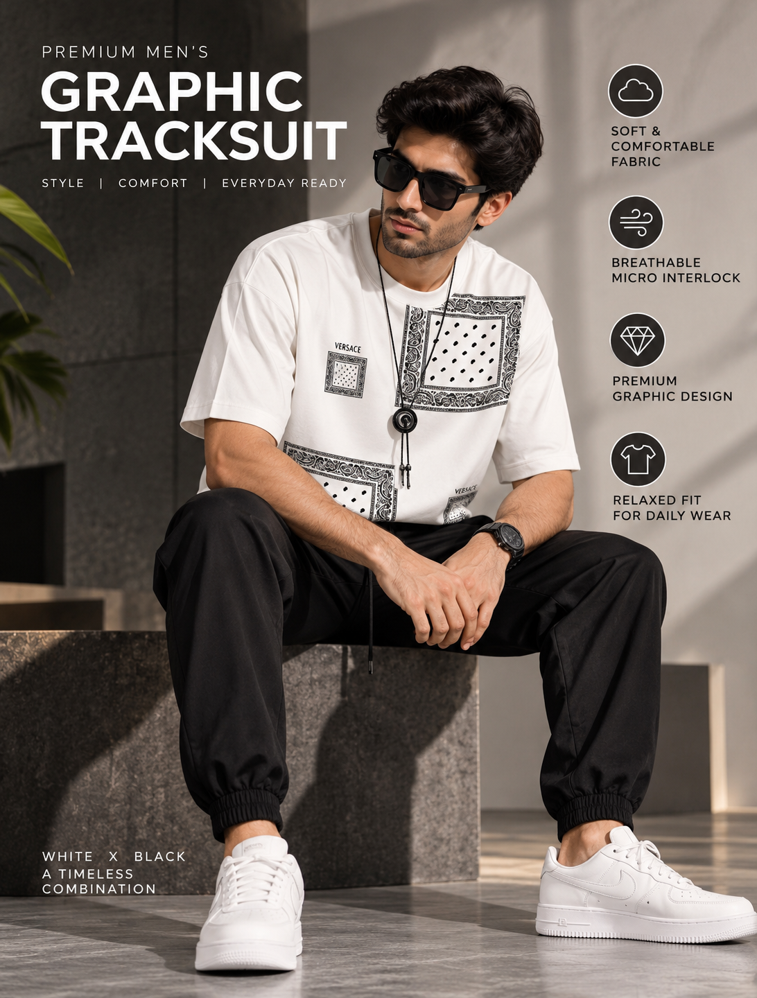 Monochrome StreetFlex   (12)tracksuit