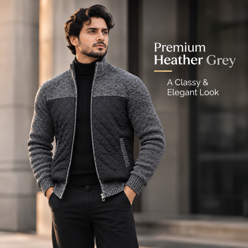 UrbanShield™ Premium Quilted Knit Winter Jacket                             24