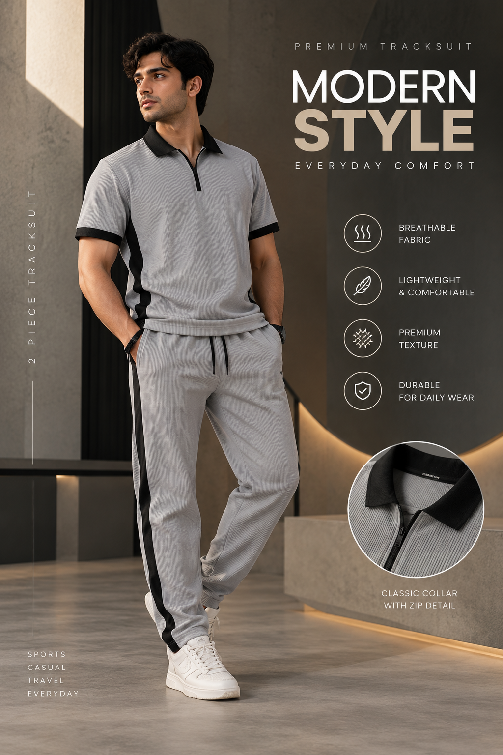 WaffleKnit Luxe         (22)tracksuit