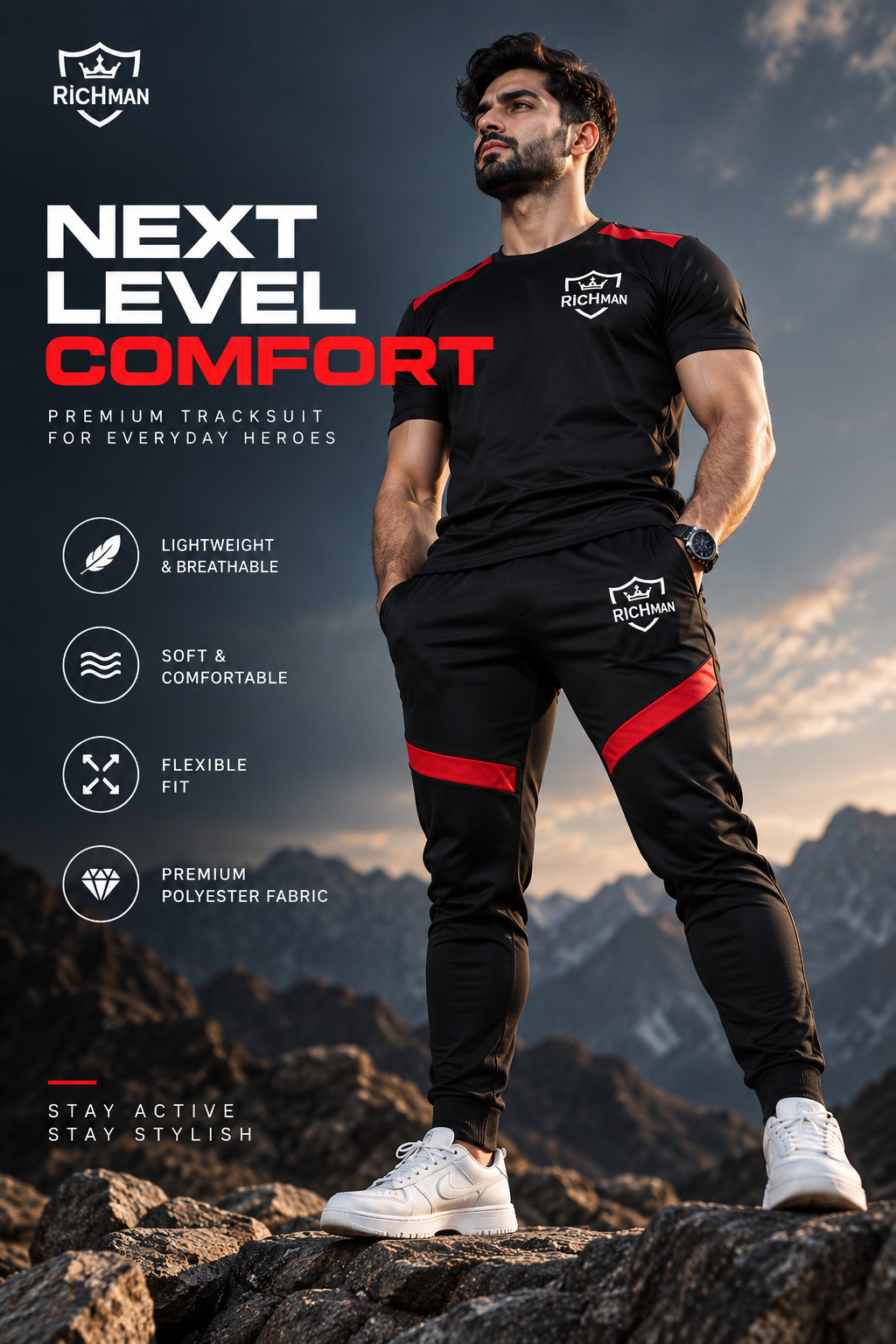 RichFlex Elite           (38)tracksuit
