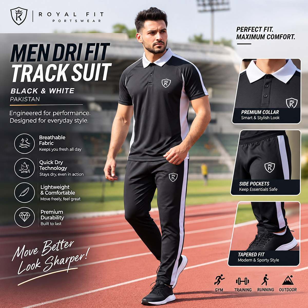 AeroSport Elite Tracksuit     (5)tracksuit