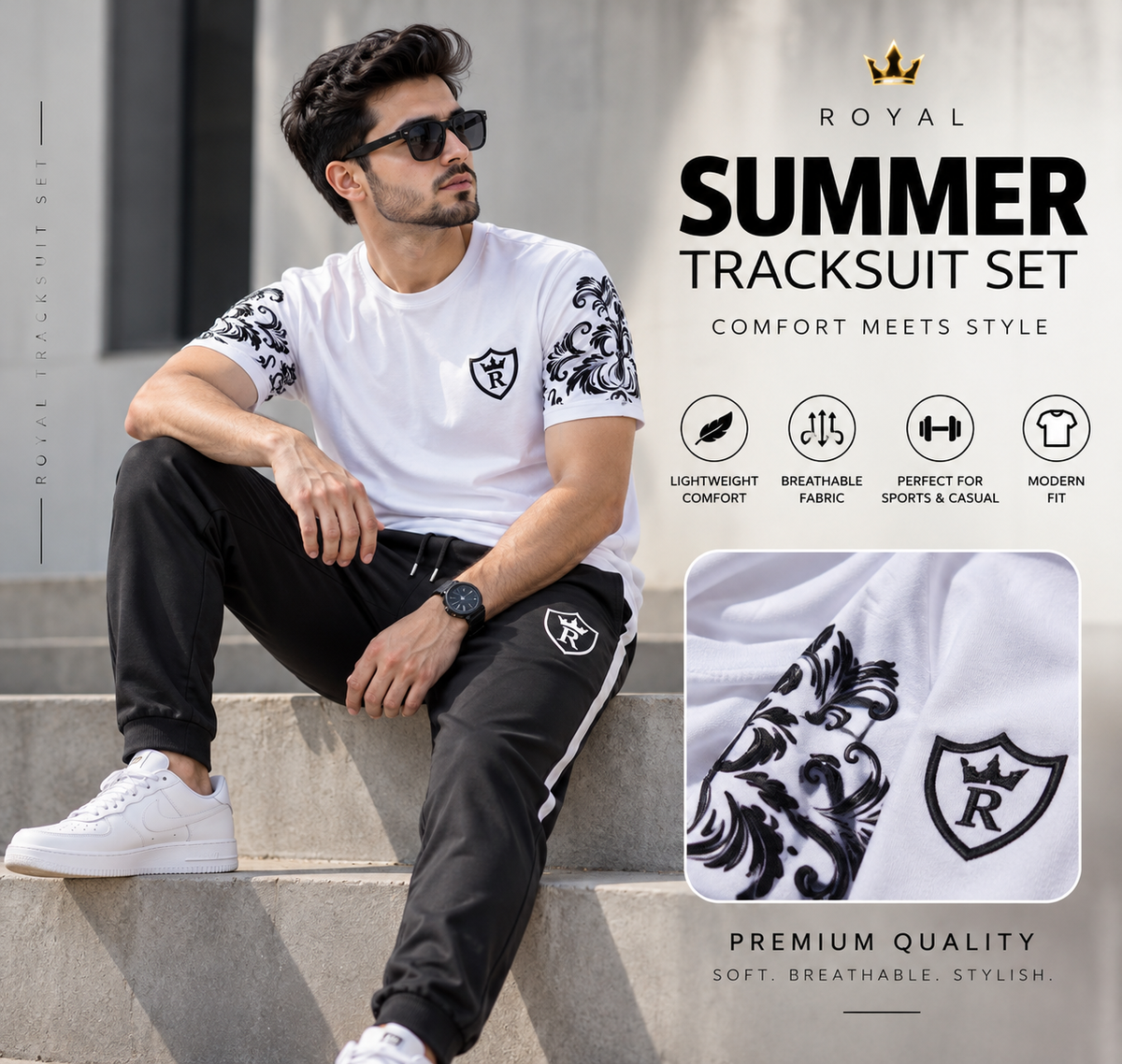 Royal Urban Luxe Co-Ord Set   (7)tracksuit