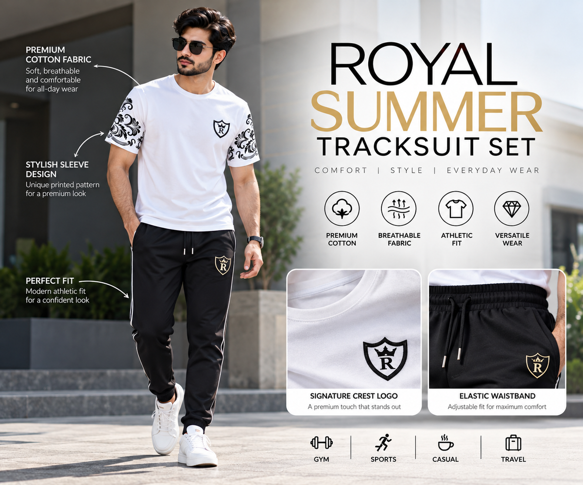 Royal Urban Luxe Co-Ord Set   (7)tracksuit